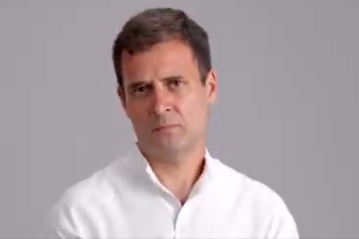 rahul gandhi releases video on economy gdp attacks modi govt over demonetisation says rich benefited from it