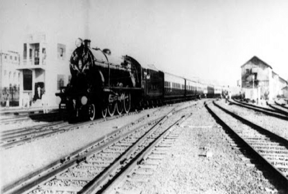 know about india first ac train Frontier mail history