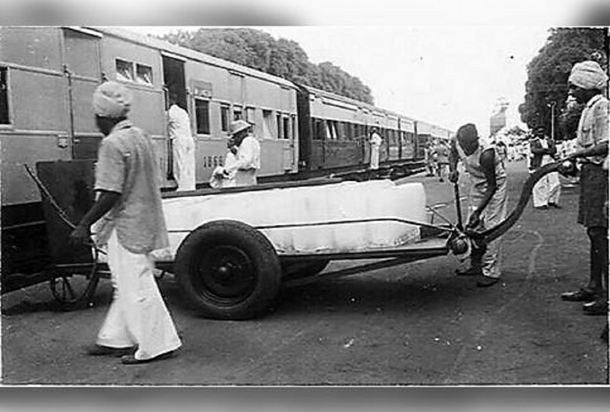 know about india first ac train Frontier mail history