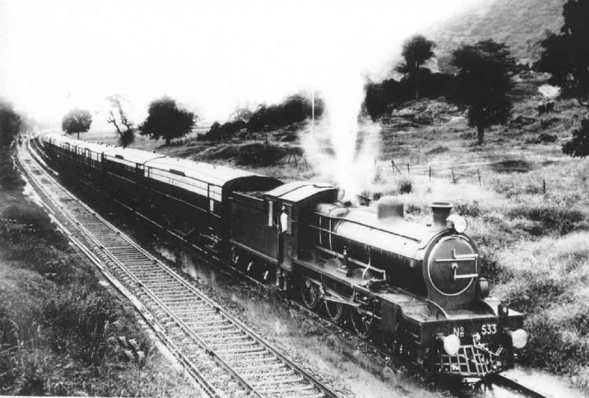 know about india first ac train Frontier mail history