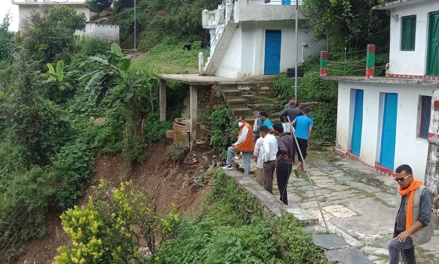 56 families of Malupati, Talla Harkot and Reetha in danger