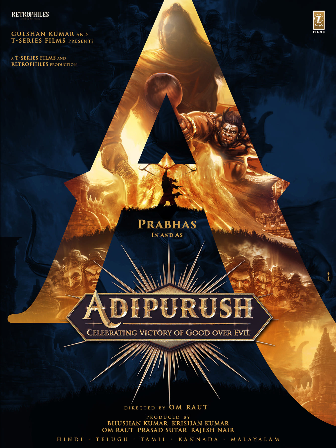 Om raut tweet saif ali khan and prabhas starrer adipurush motion capture begins announced
