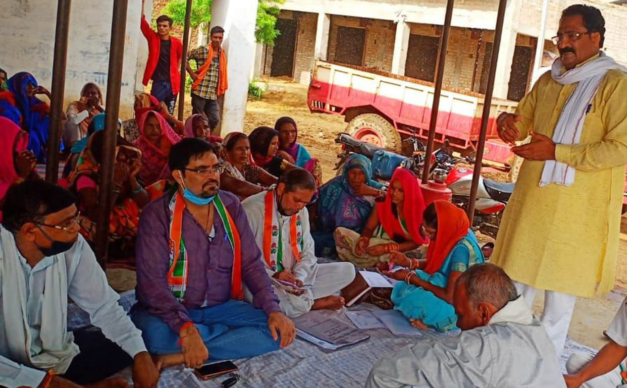 Meeting of creation campaign in Jaspura.