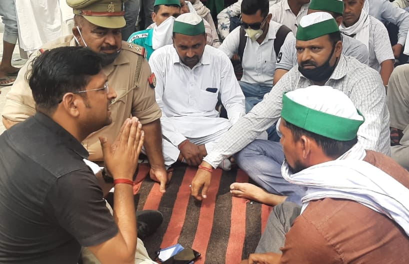 In protest of the fight, Bhakiyu staged a tehsil gate