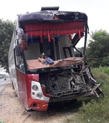 three injured in the accident