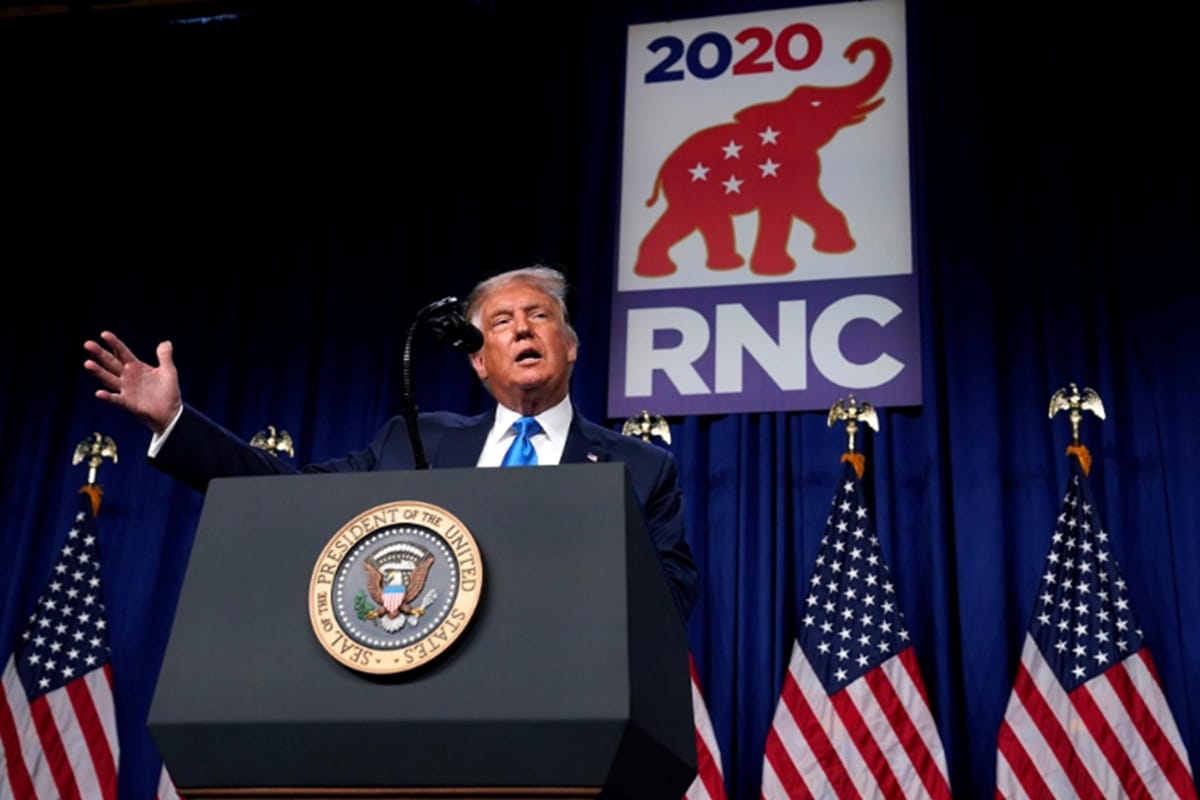 US election 2020: Donald Trump surrounded Democrats says China will win if Joe Biden wins election