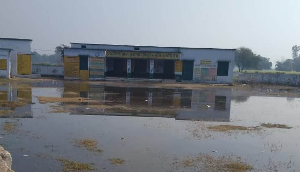 School buildings dilapidated, waterlogged on the streets