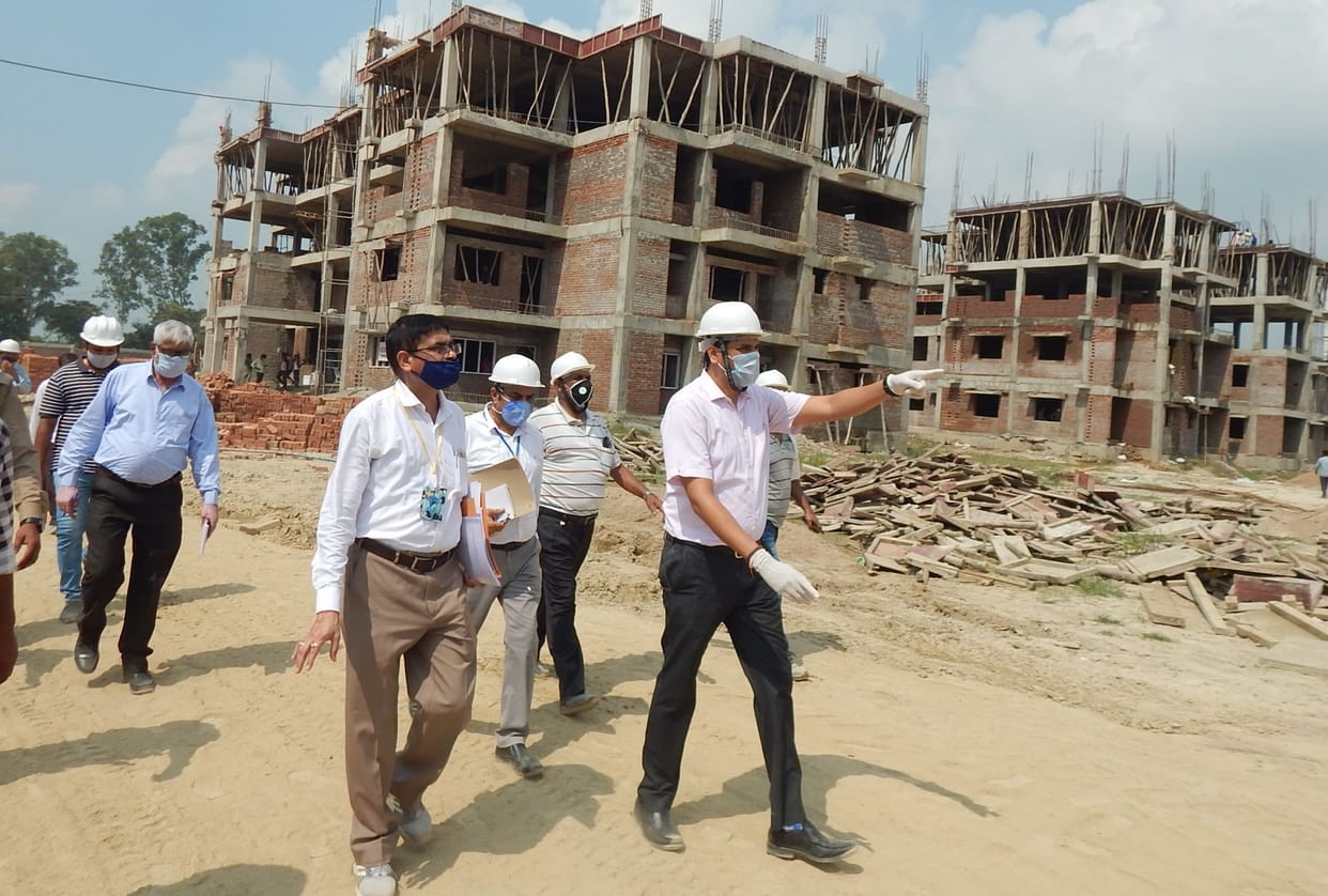 DM inspected medical college, tested construction quality
