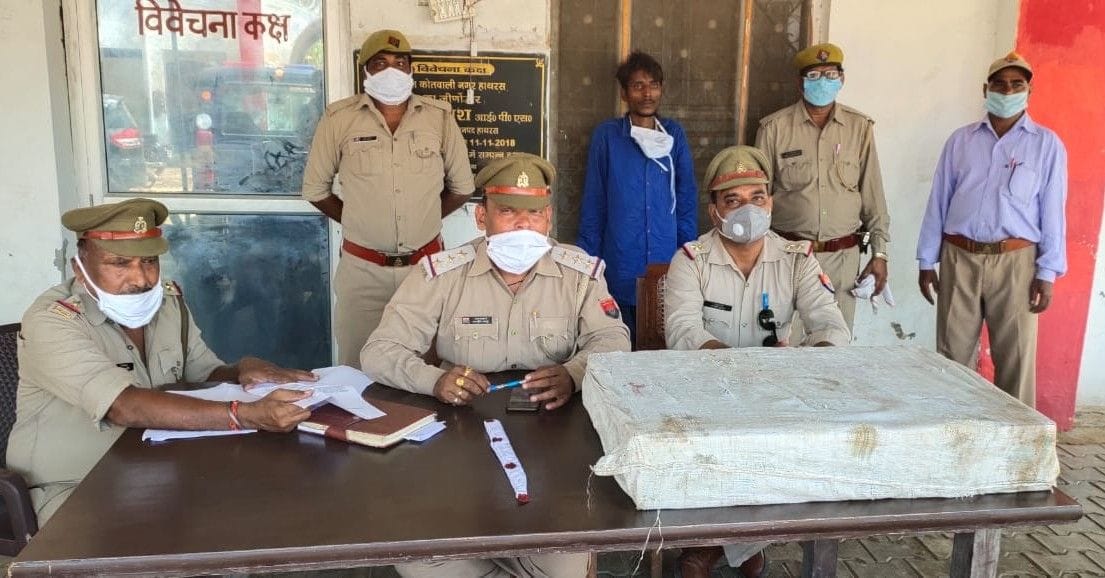 Hathras: Caught vicious rogue with a stolen LED two days ago