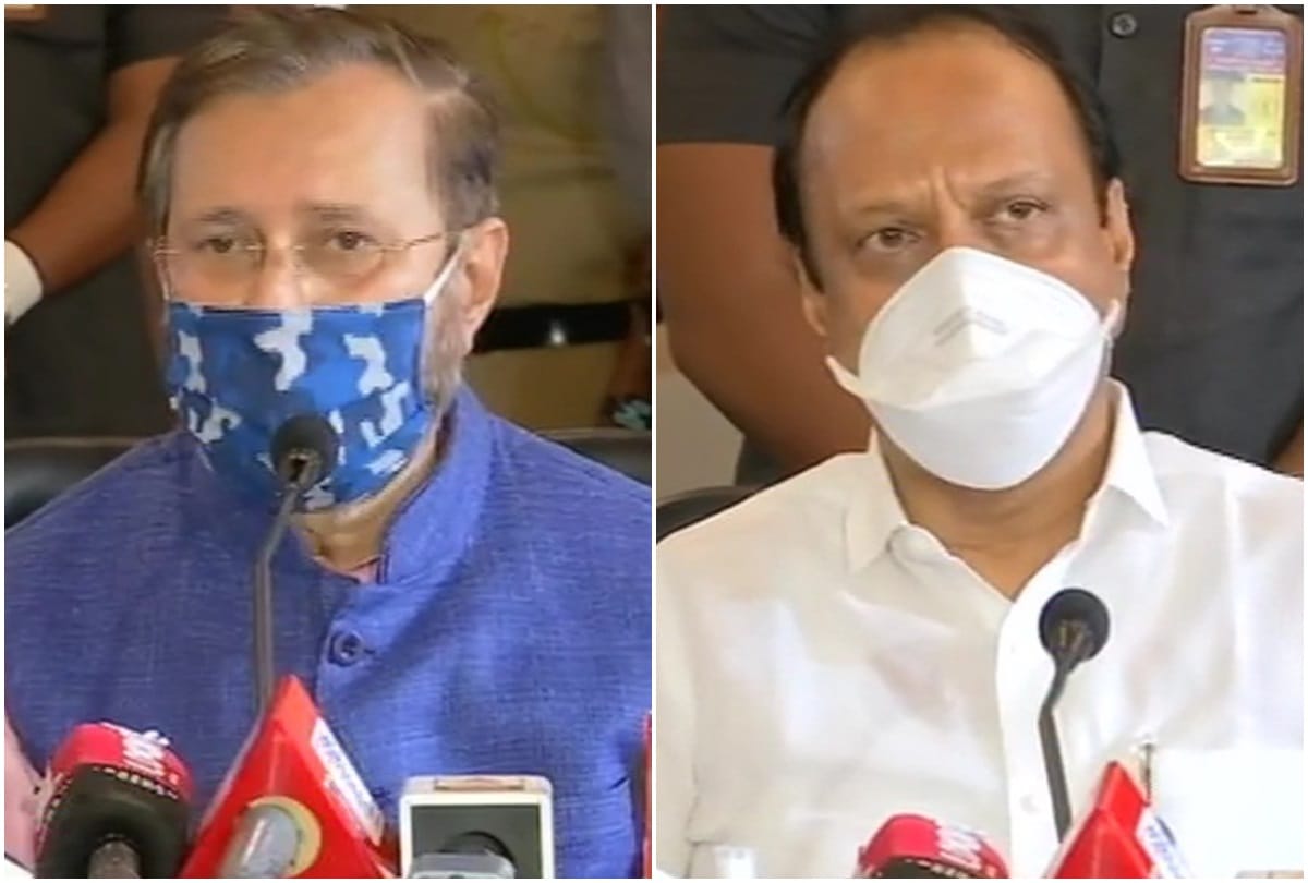 Ajit pawar asked to install CCTVs inside COVID Hospital, prakash javadekar discusses about steps to combat covid 19 in pune