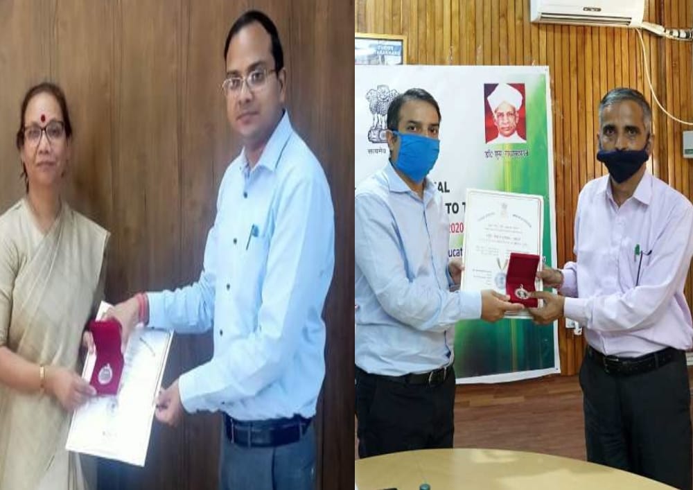 teachers day 2020 : uttarakhand two teacher got president award