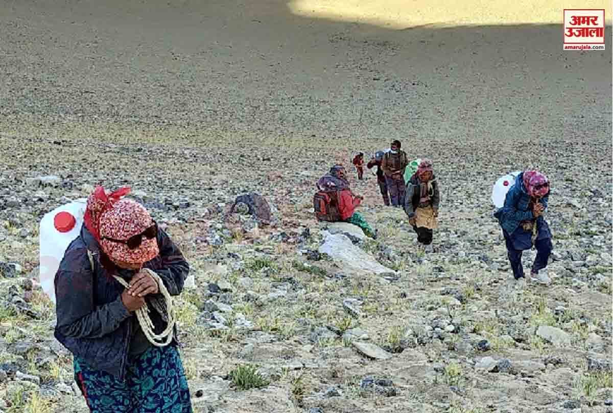 Army demands Porter, Hundreds of volunteers gathered to deliver goods to peaks in ladakh