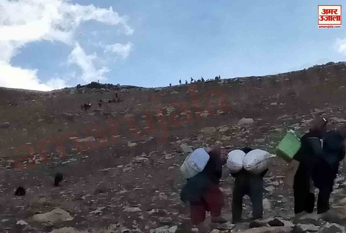 Army demands Porter, Hundreds of volunteers gathered to deliver goods to peaks in ladakh