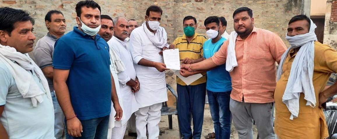 Ankit Sharma's father met MLA
