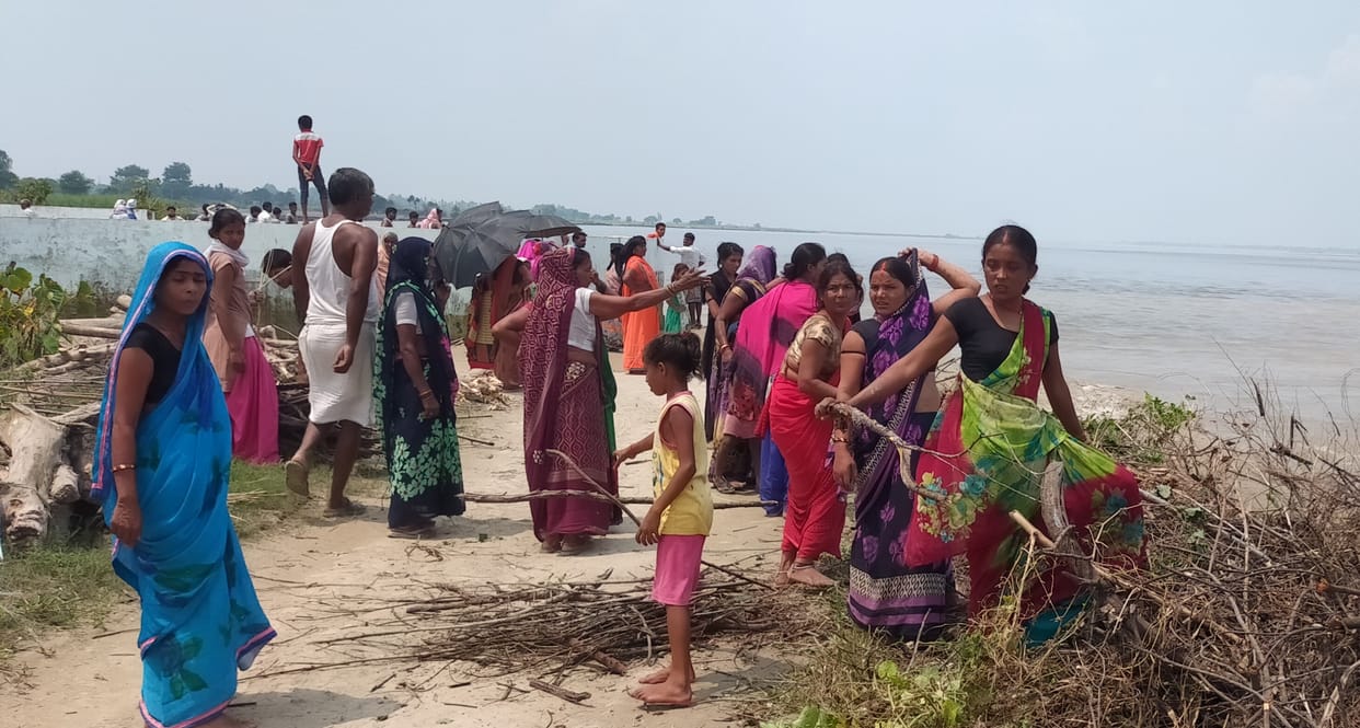 Water level started rising again in Dighia when it was reduced in Badrhuna