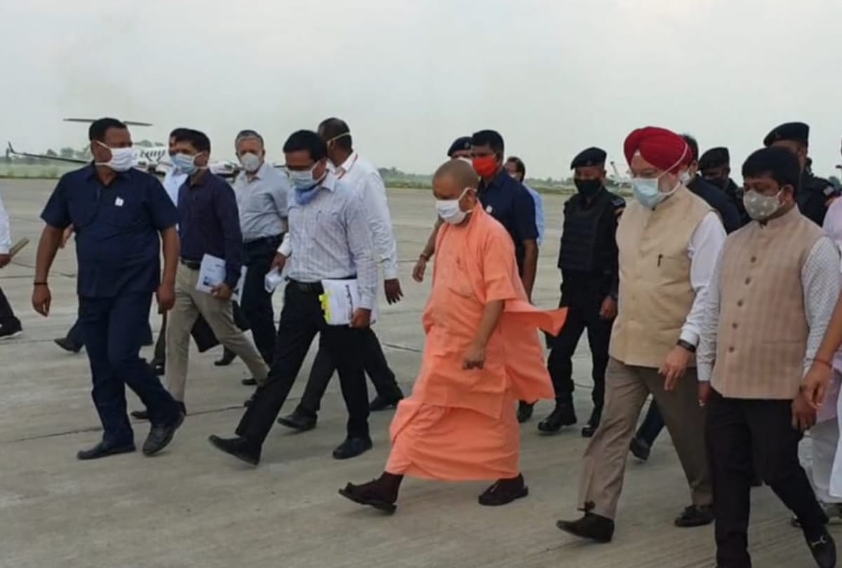 CM Yogi Adityanath visit in Kushinagar International Airport update News