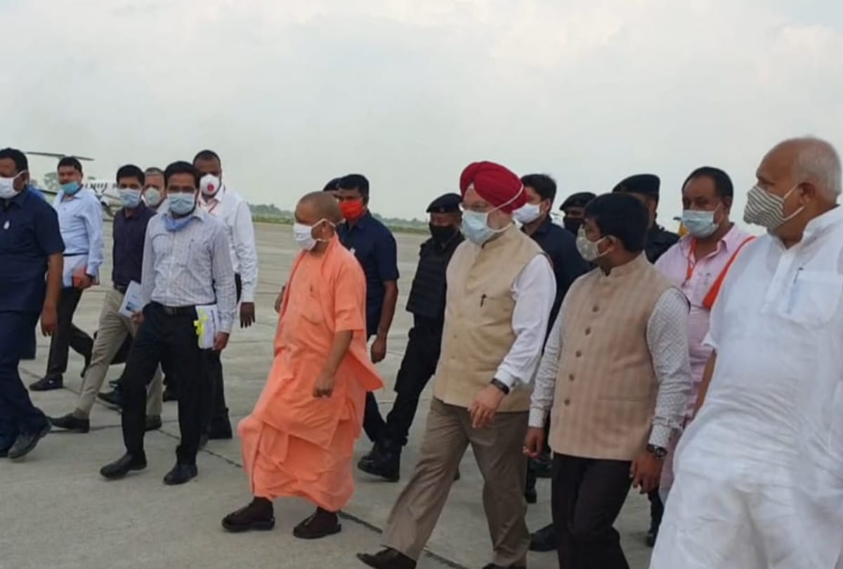 CM Yogi Adityanath visit in Kushinagar International Airport update News
