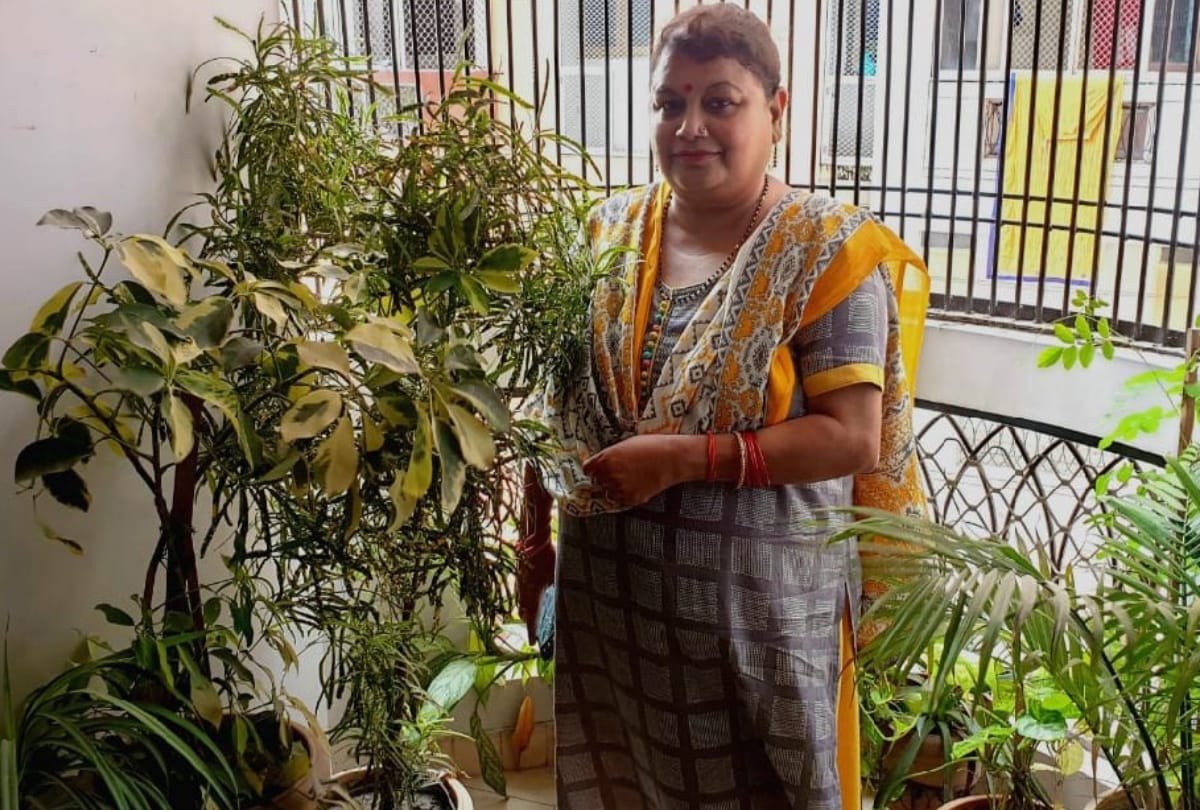 Special story of beautiful Gardening by Anupama Singh, Dr. Mihir and Poonam Singh in gorakhpur