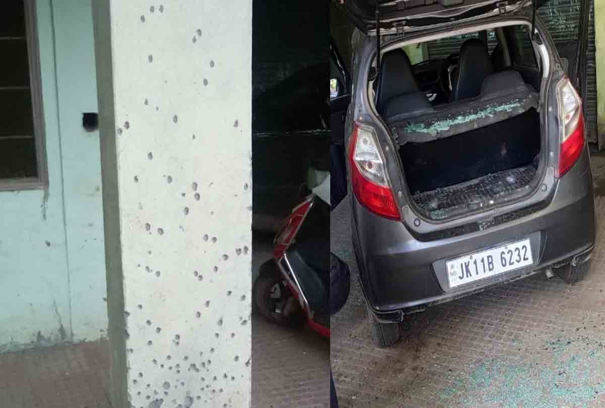 Grenade attack at SSP koshal sharma home at Rajouri jammu kashmir