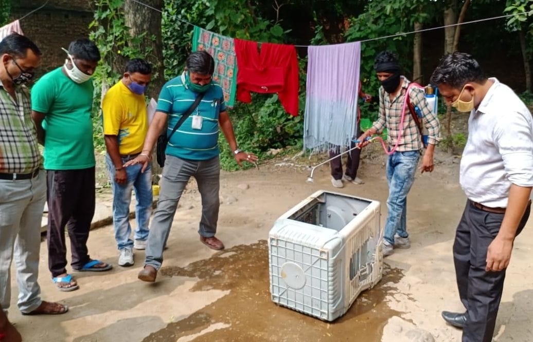 Campaign for prevention of dengue in wards