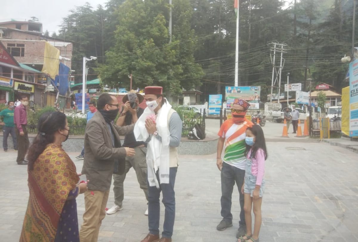 Arjuna Awardee shiva keshavan Warm Welcome in Manali