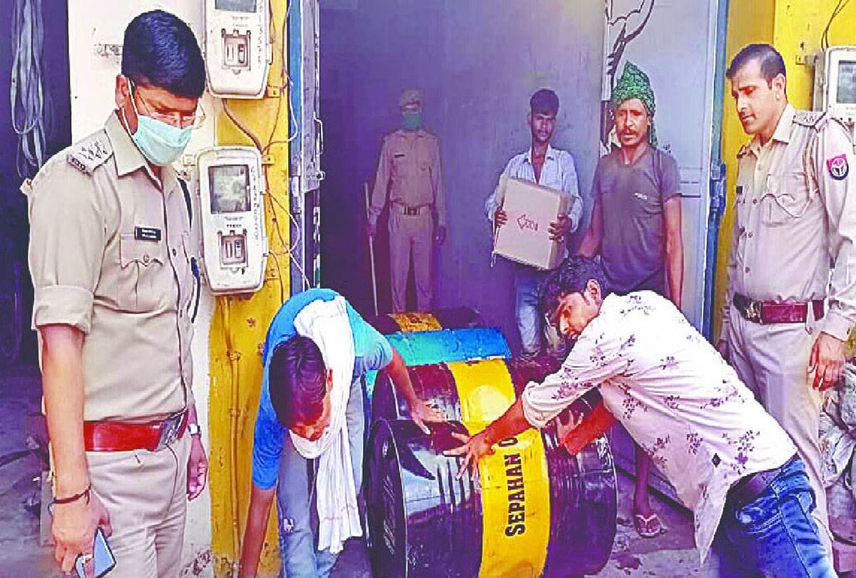 Fake mobil oil making factory busted, eight arrested in agra