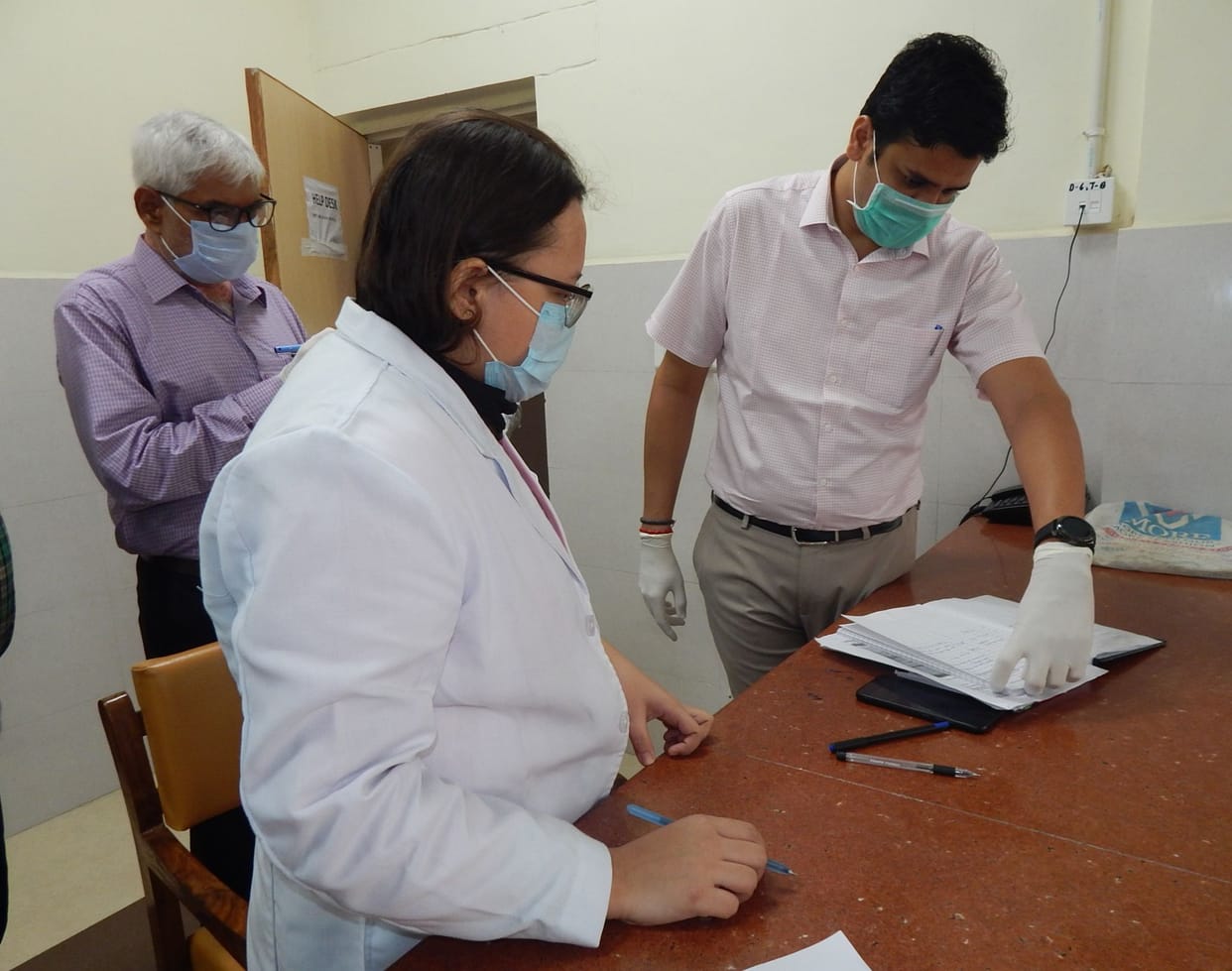 dm inspection in covid hospital