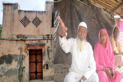 मुजफ्फरनगर दंगे के बारे में जानकारी देते मेहरद्दीन।