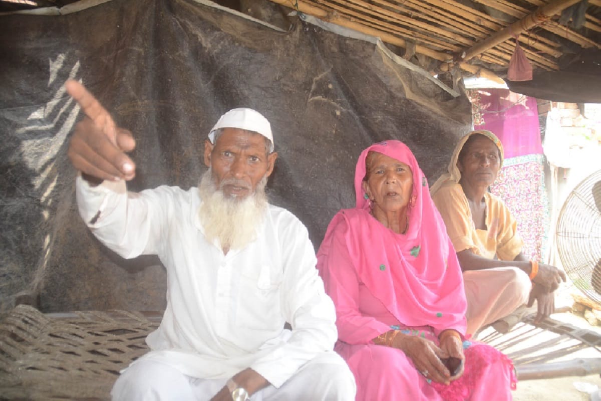 A family have forget the Muzaffarnagar riot and wants to stay with the villagers in Wajidpur village of Baghpat