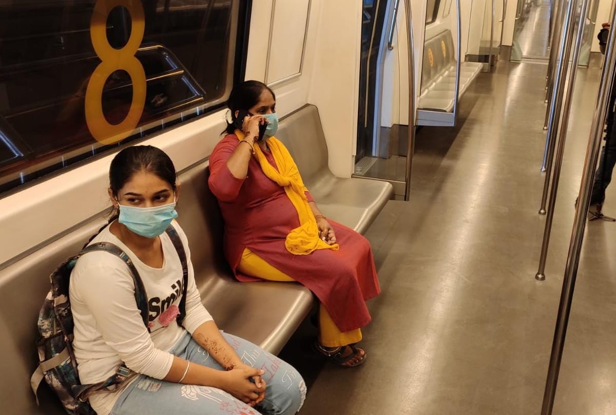 Delhi Metro resume after 5 months more security personnel than common passengers see photos