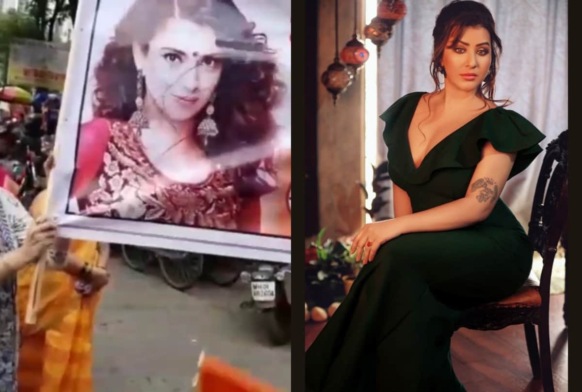 Shilpa Shinde reaction after women protest against Kangana Ranaut with her poster