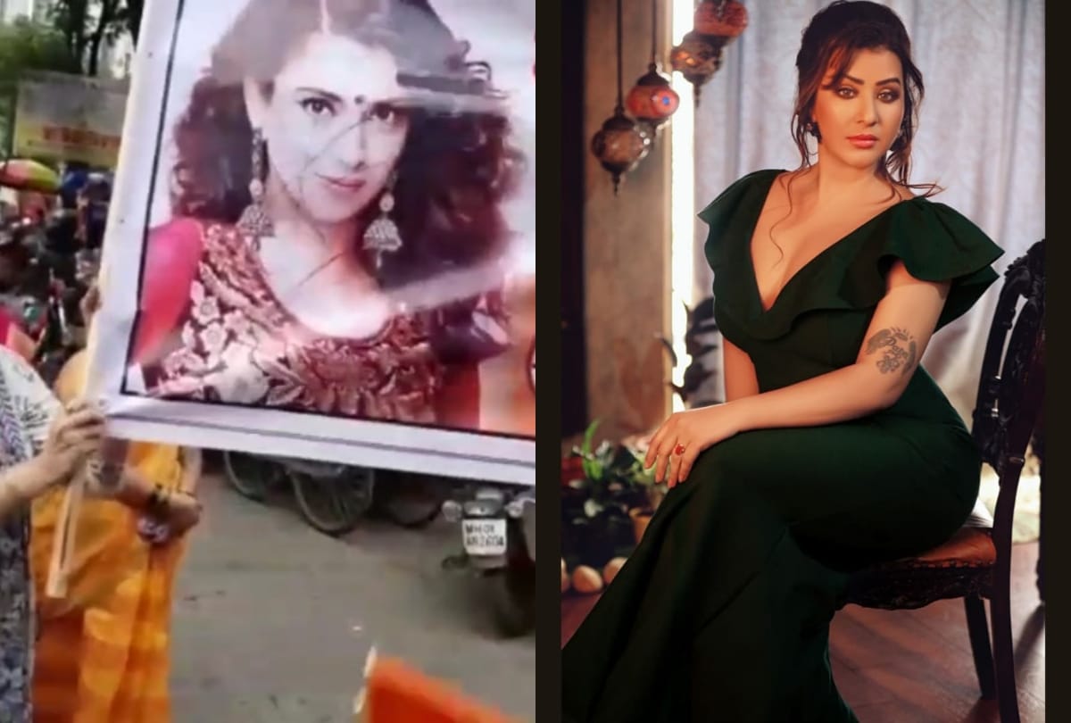 Shilpa Shinde reaction after women protest against Kangana Ranaut with her poster