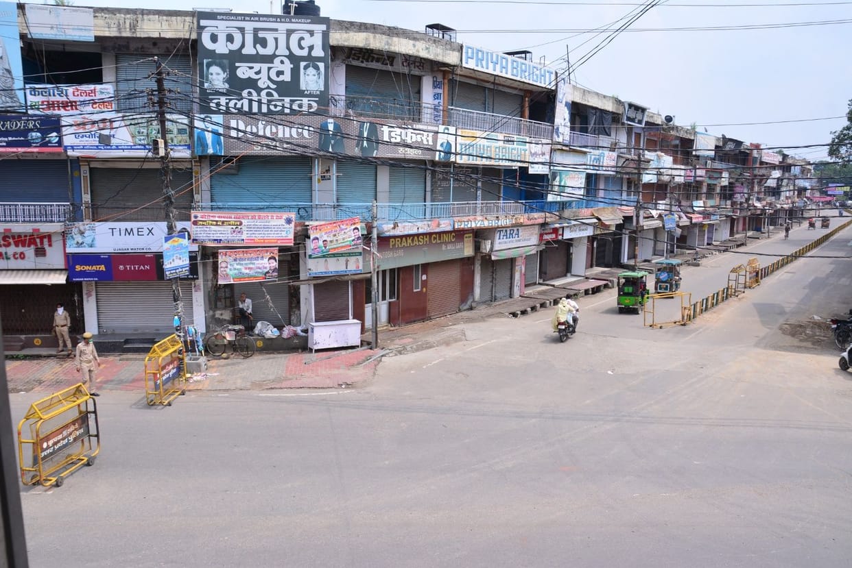 The silence on Sunday before the lockdown in Muzaffarnagar