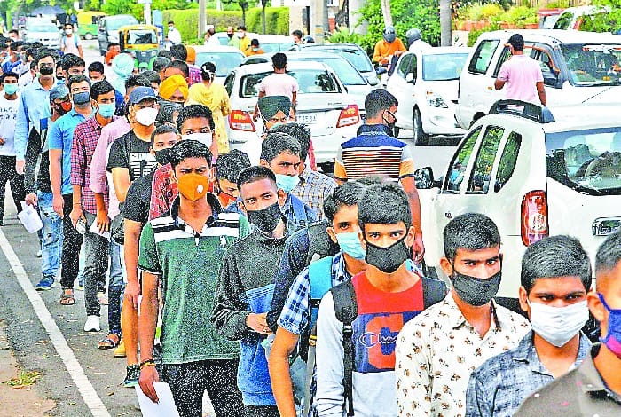 nda exam paper conducted peacefully, Mathematics paper has been long