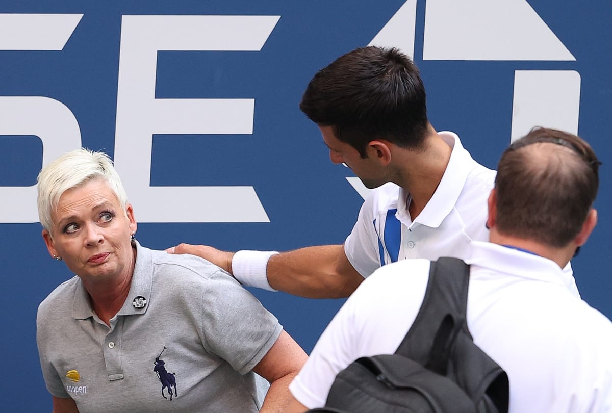 Tennis world reacts to Novak Djokovic disqualification from US Open