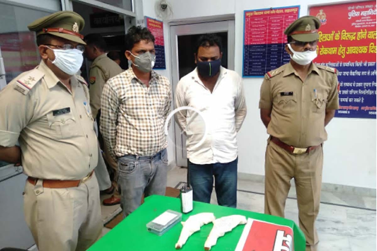 criminals used to rob as a crime branch officer in saharanpur, two arrested