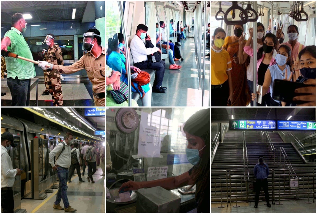 After 169 days delhi metro run people showed tremendous enthusiasm