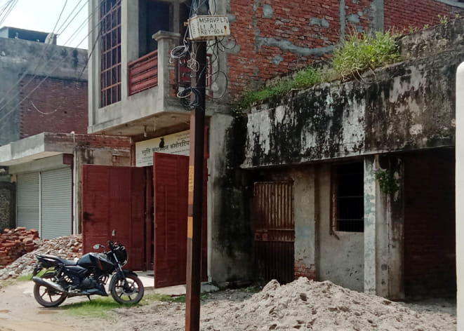Sports: Commercial buildings built in residential colony
