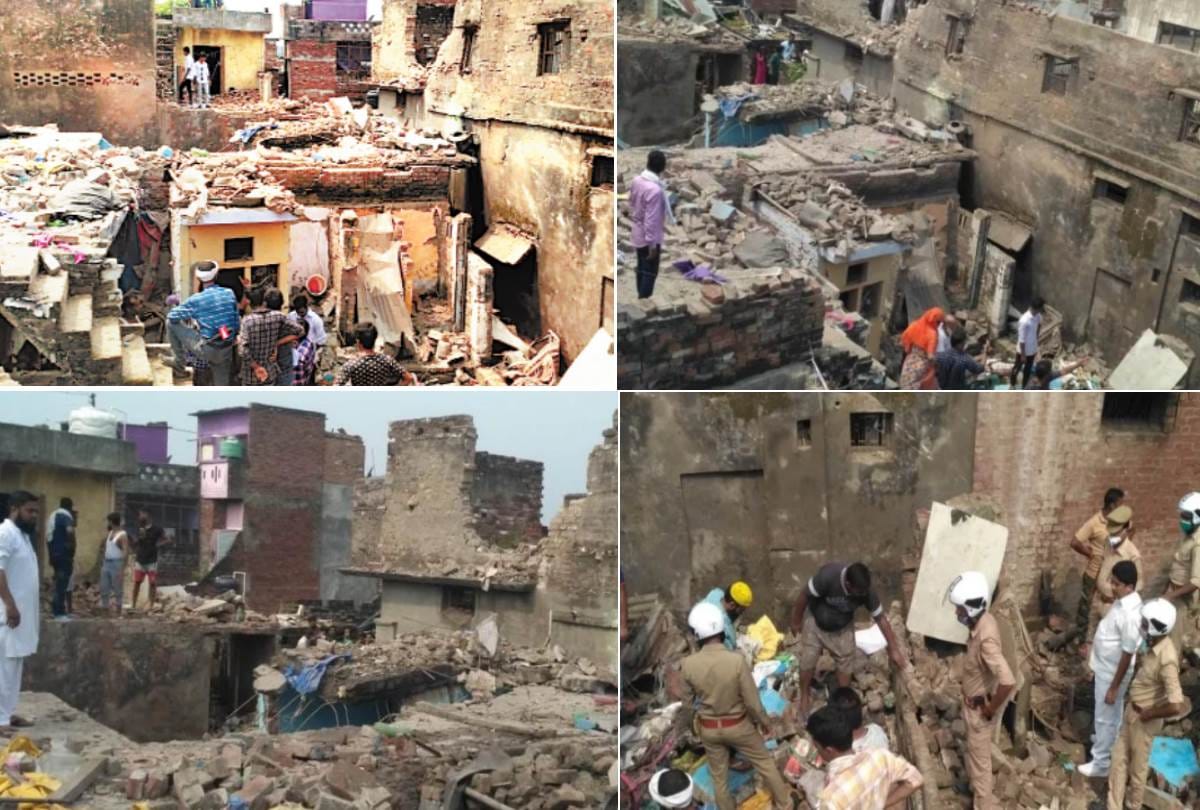 balrampur blast news Three km reached blast sounded in Balrampur created havoc see photos