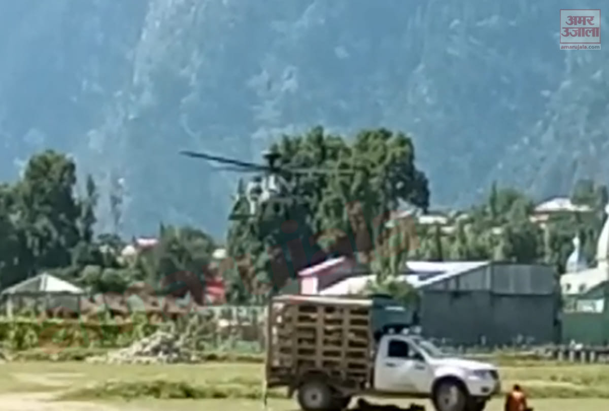 India China LAC Border News Apache Combat helicopter landed in Kishtwar