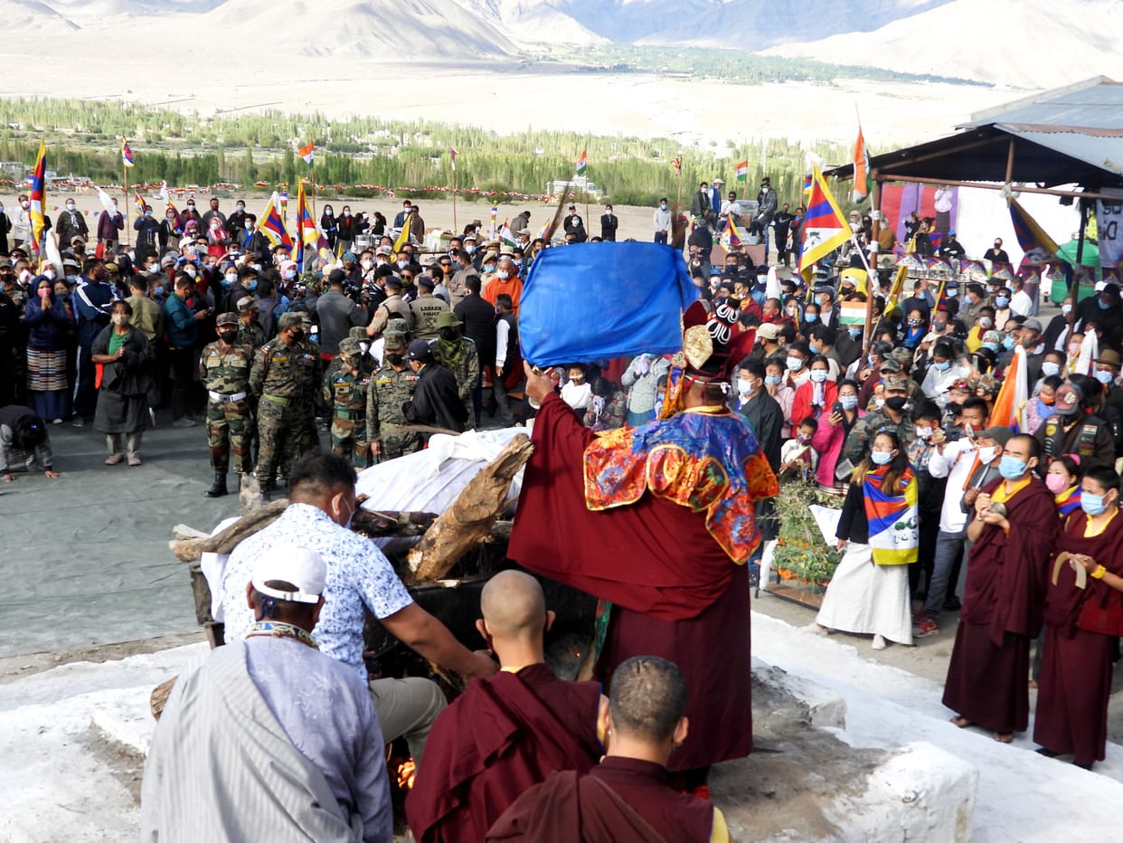 Slogans of Bharat Mata ki Jai and freedom of Tibet echoed in Leh amid tension over LAC