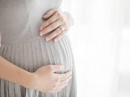 Prignent women and child have to bad air dangerous