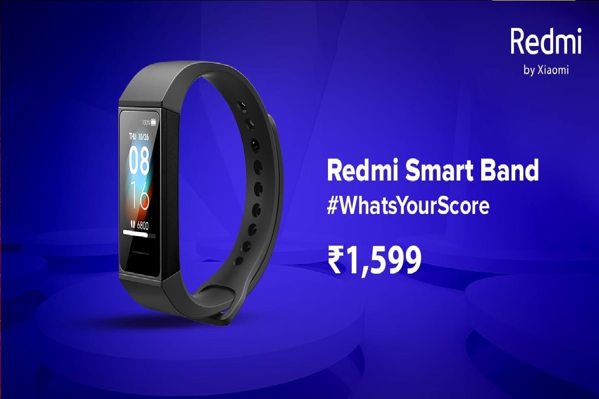 Redmi Smart Band launched in India at Rs 1,599 With Colour Display and Heart Rate Monitor