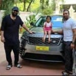 Prabhas Gifts His Gym Trainer Laxman Reddy New Range Rover Velar SUV