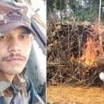 शहीद जवान का अंतिम संस्कार