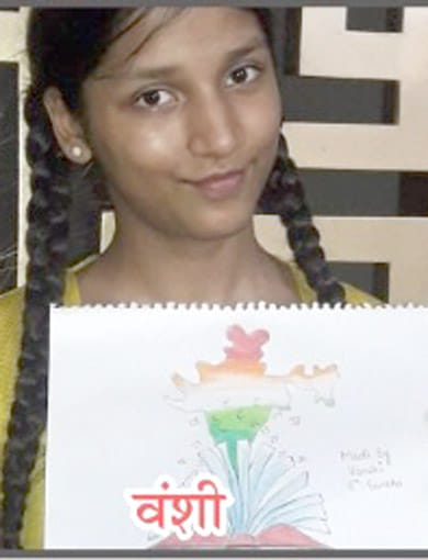 Children expressed love for Hindi in the competition
