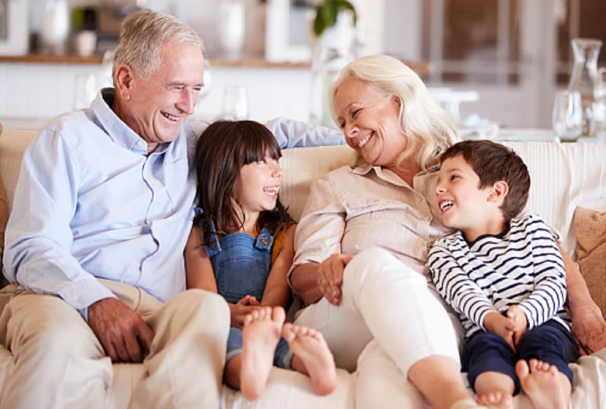 Spending time with children can help grandparents and children be more healthy