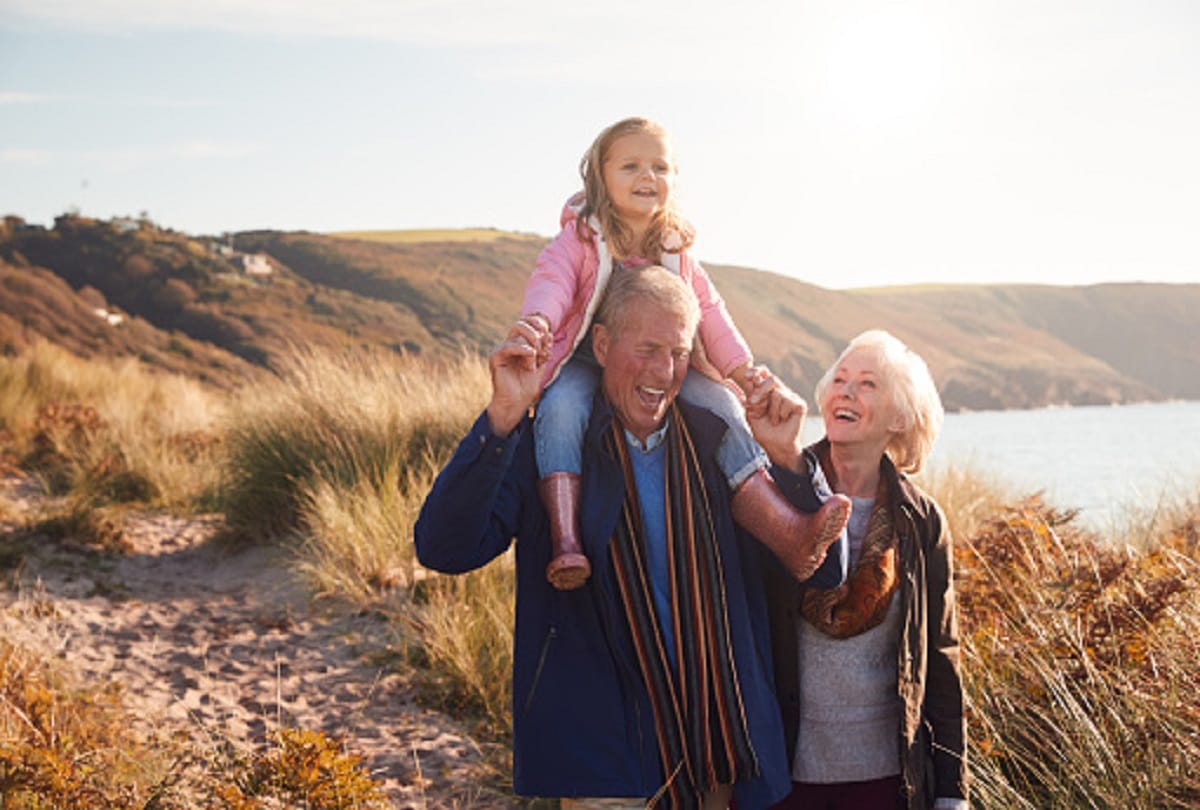 Spending time with children can help grandparents and children be more healthy