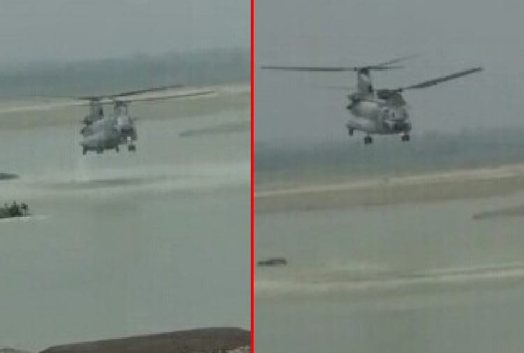 army camp start near Hathni Kund barrage of Haryana