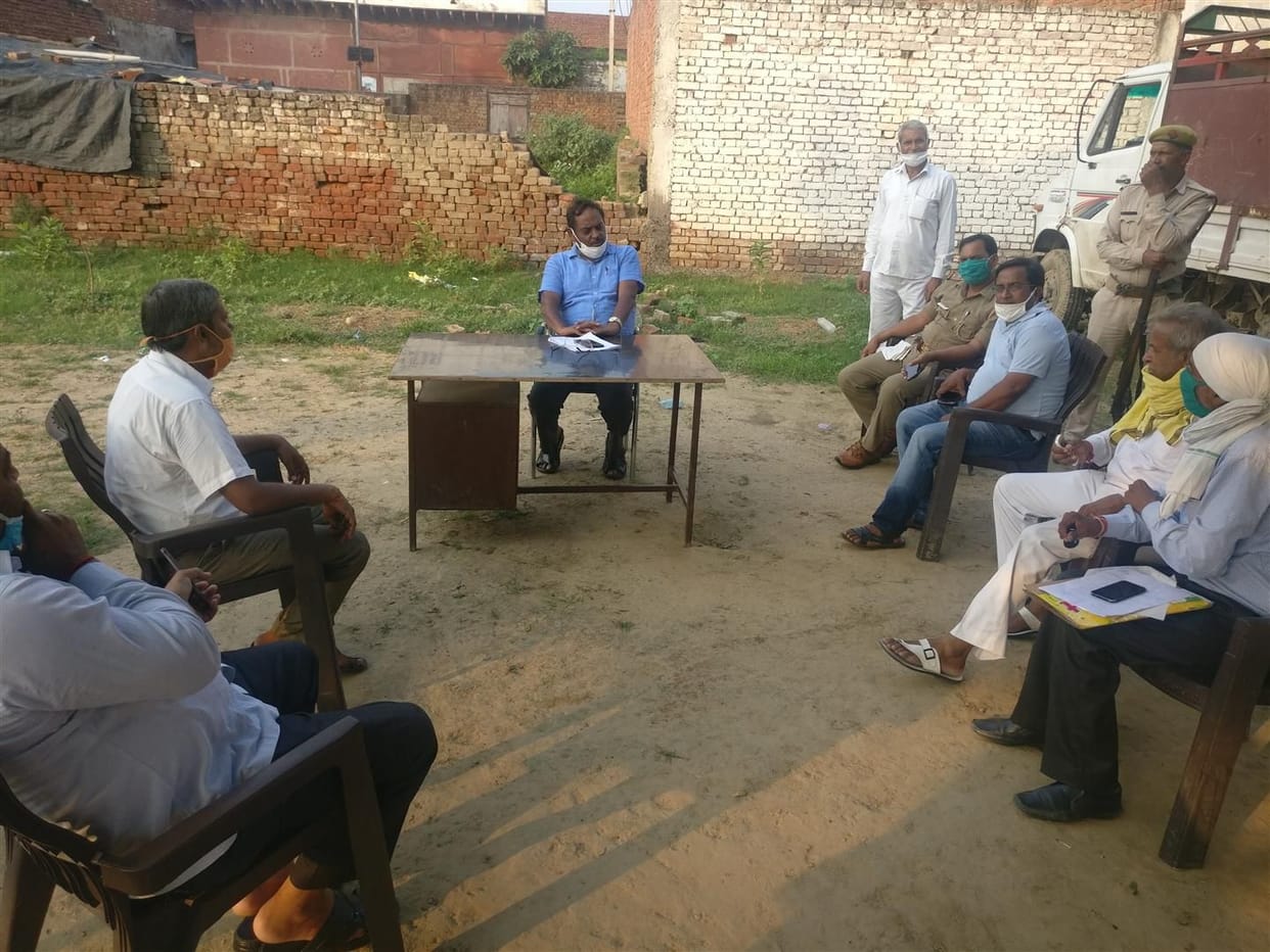 SDM went to probe about land dispute between two religion
